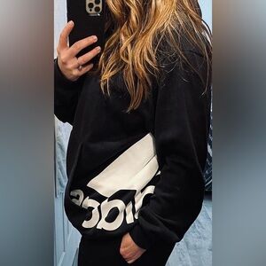 adidas large side trifoil hoodie